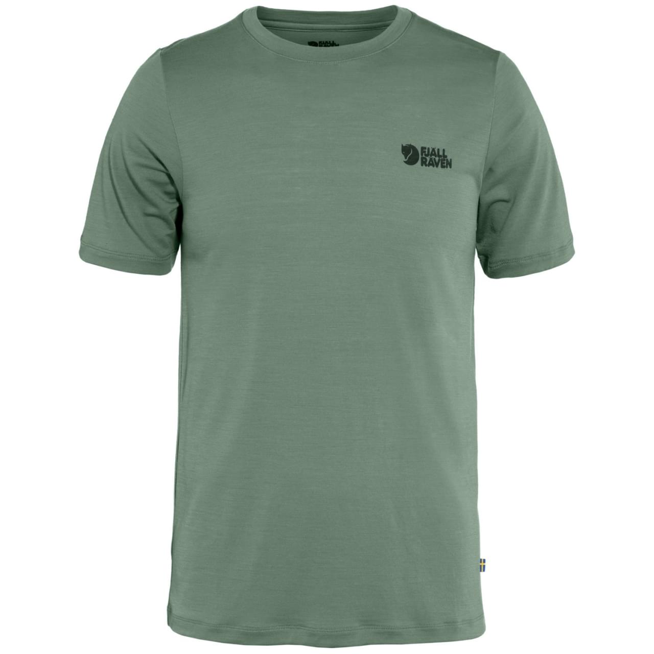 Fjallraven - Abisko Wool Logo T-shirt Heren