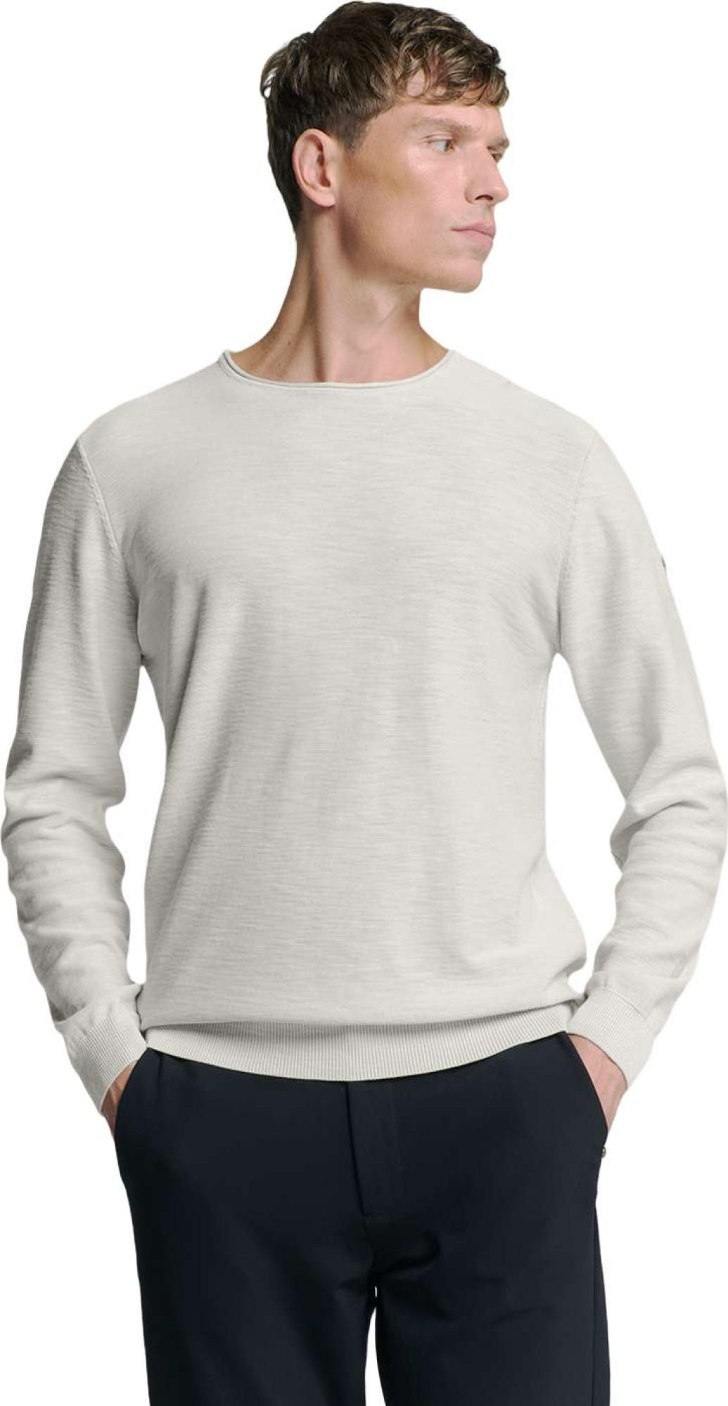 No Excess Pullover crewneck garment dyed + st chalk