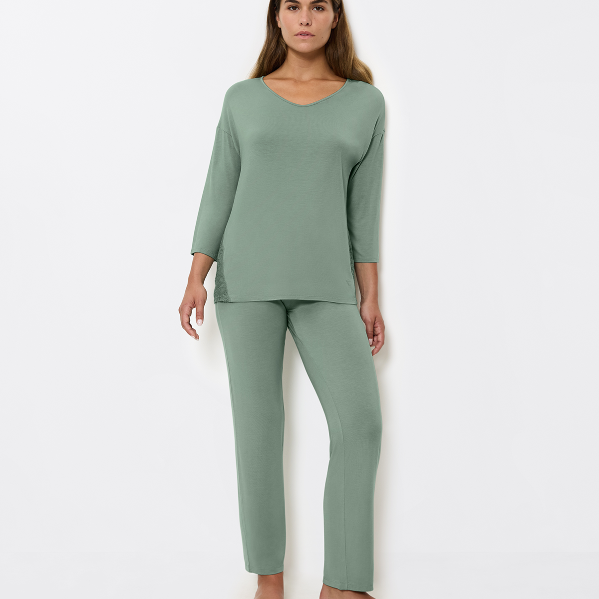 Triumph Timeless Sensuality pyjama's, groen