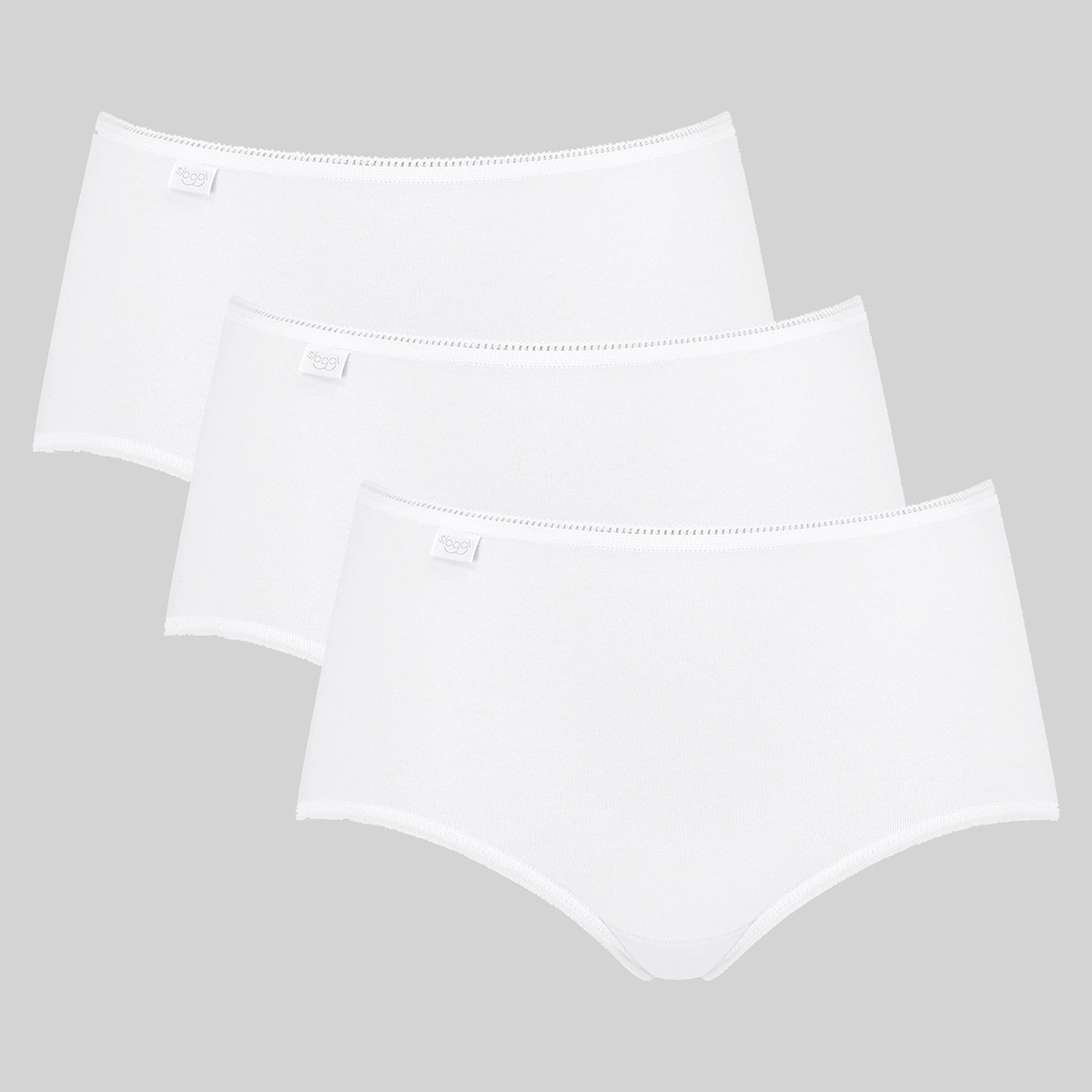Sloggi 24/7 Cotton H 3-Pack midi slip, wit