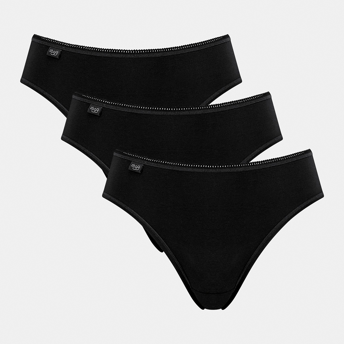 Sloggi 24/7 Cotton H 3-Pack tai slip, zwart