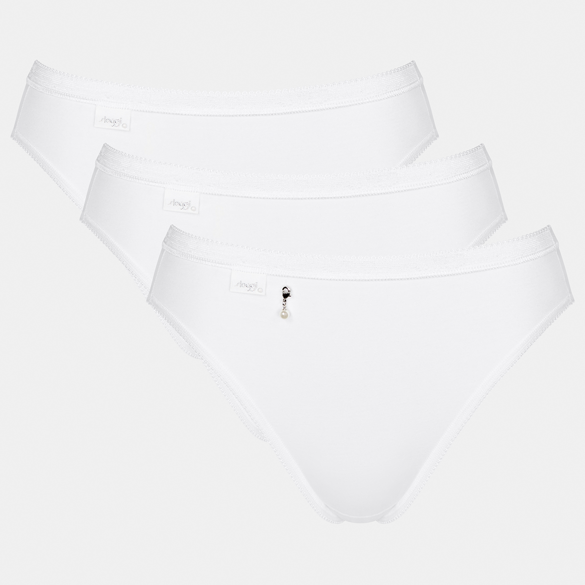 Sloggi Basic H Pearl 3-Pack tai slip, wit