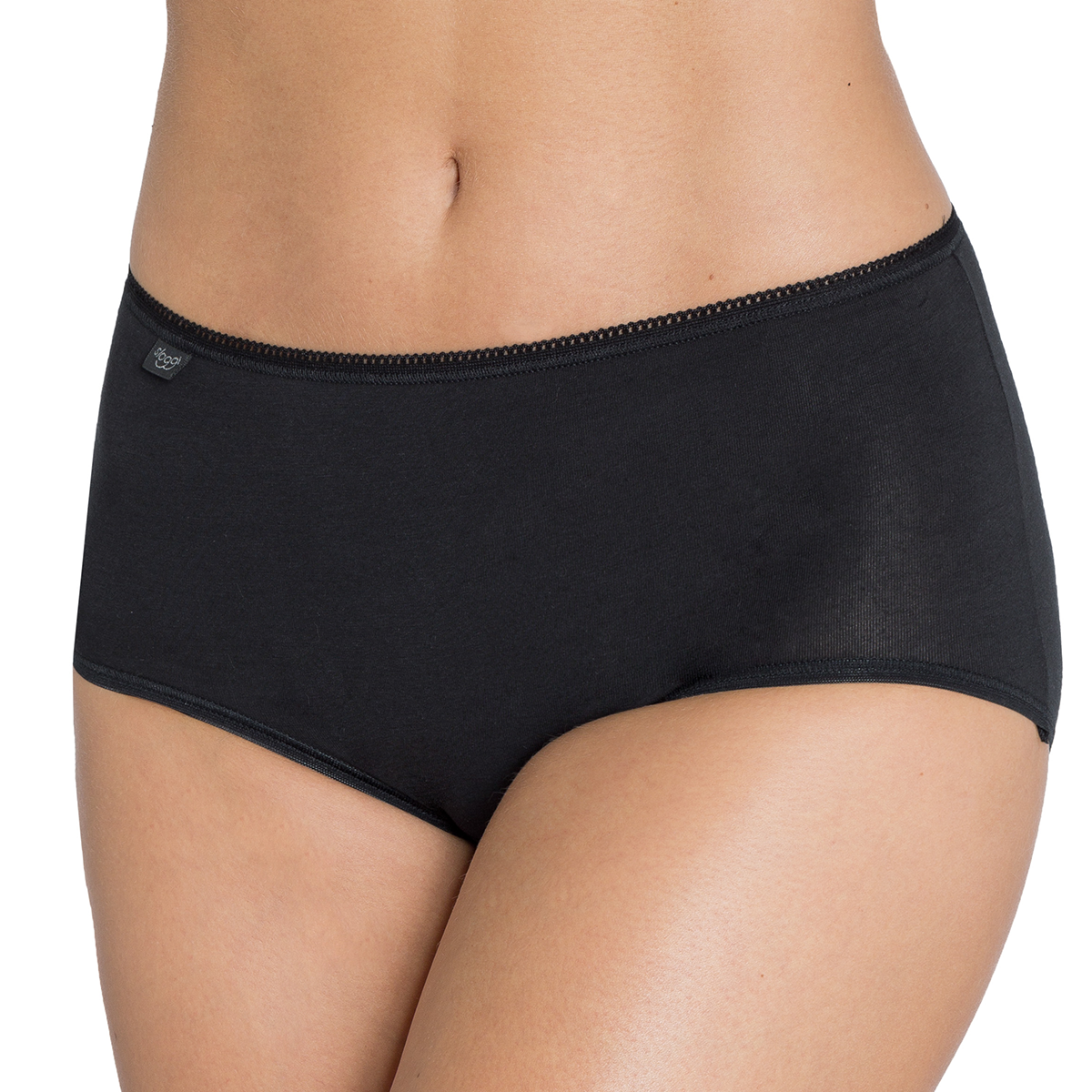Sloggi 24/7 Cotton H midi slip, zwart
