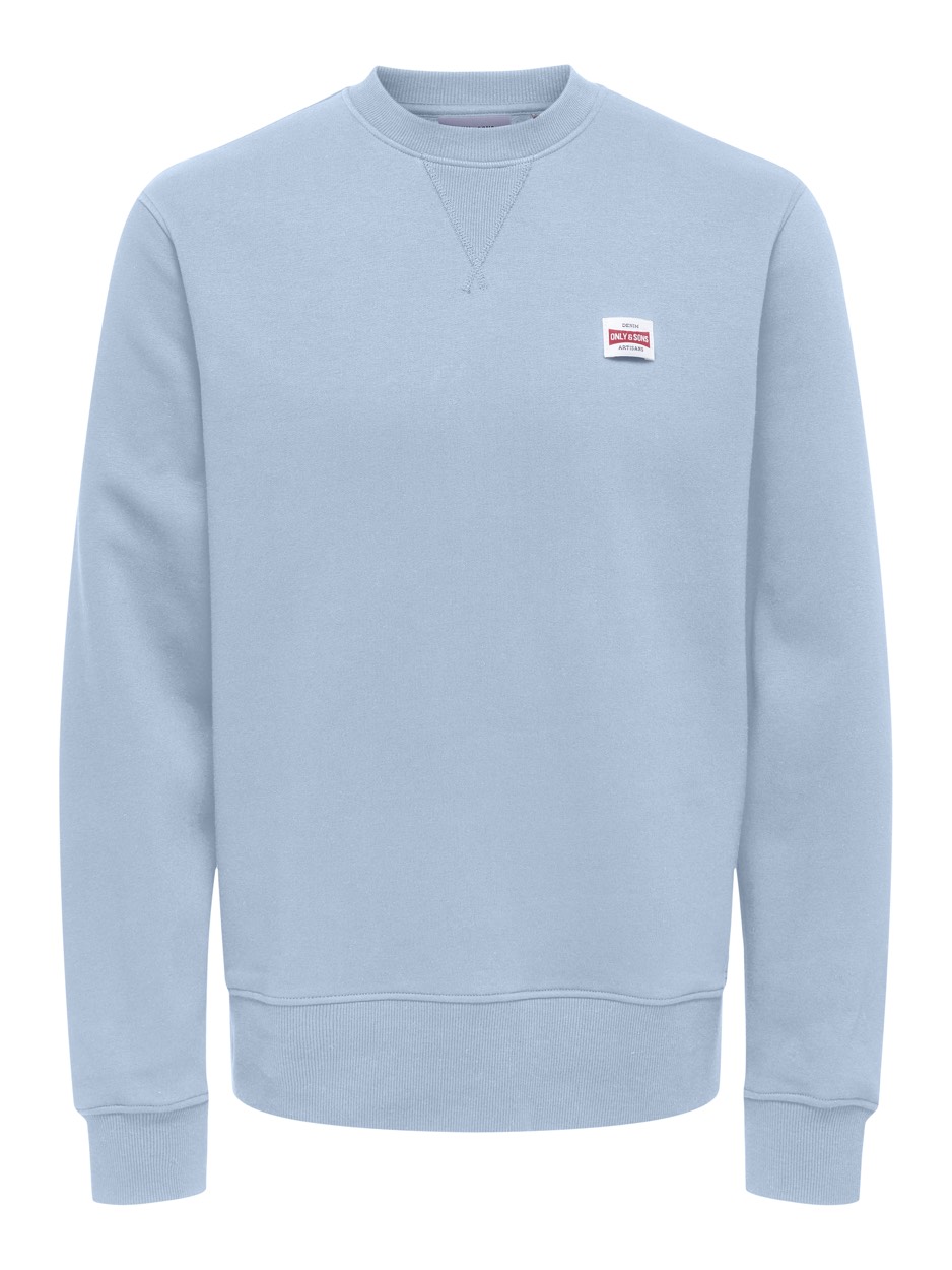 Only & Sons Onsdawson reg ls crew licht