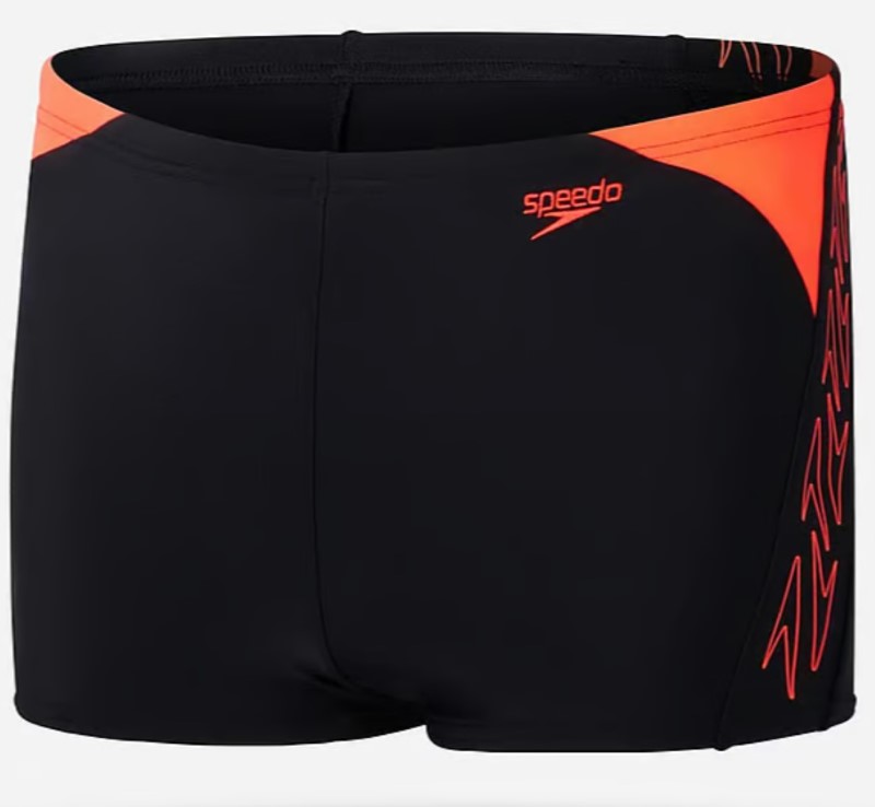Speedo Eco h-boom logo splice aqsh bla/red 003150-17377