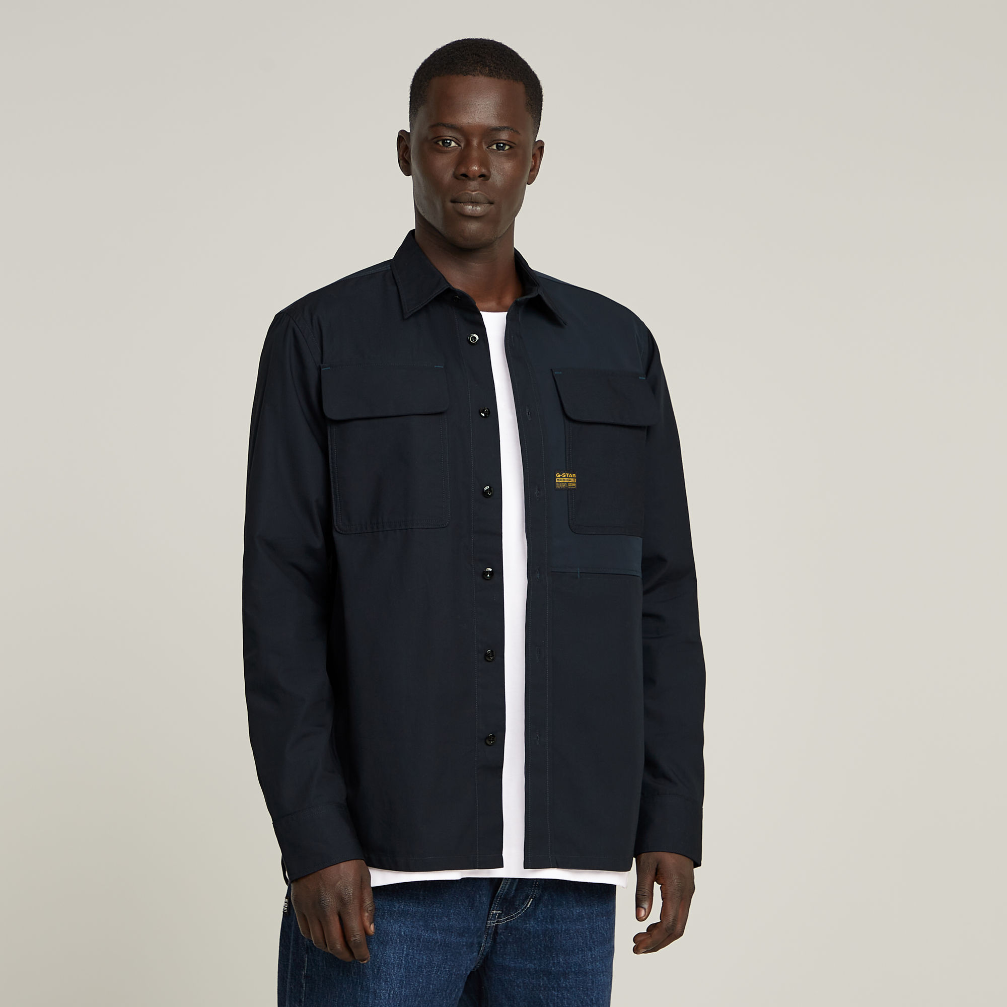 G-Star RAW CPO Utility Regular Shirt - Donkerblauw - Heren