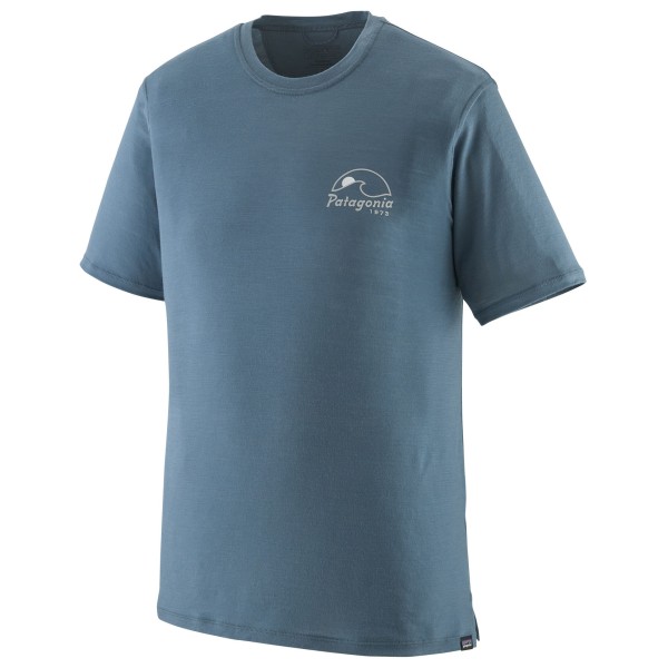 Patagonia - Cap Cool Merino Graphic Shirt - Merinoshirt, blauw