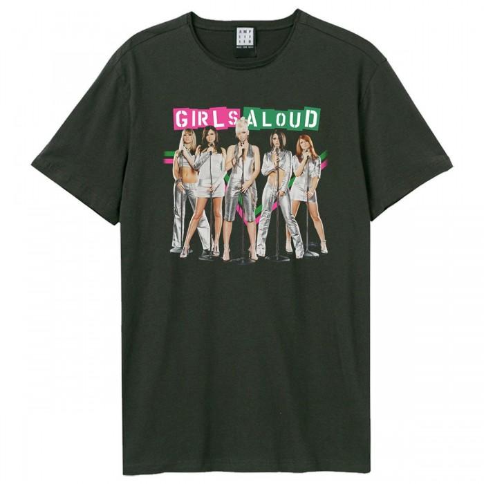 Amplified Unisex Adult Split Colour Girls Aloud T-Shirt L houtskool
