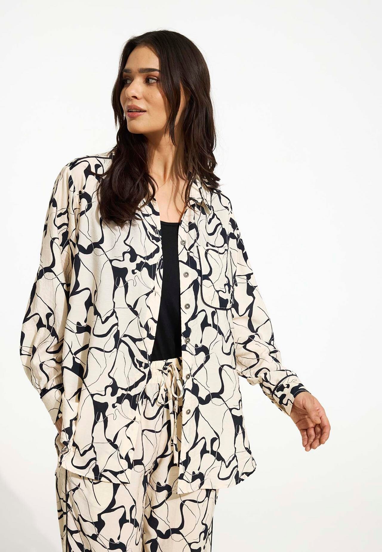 IN FRONT KIRA SHIRT 16543 025 (Creme 025)