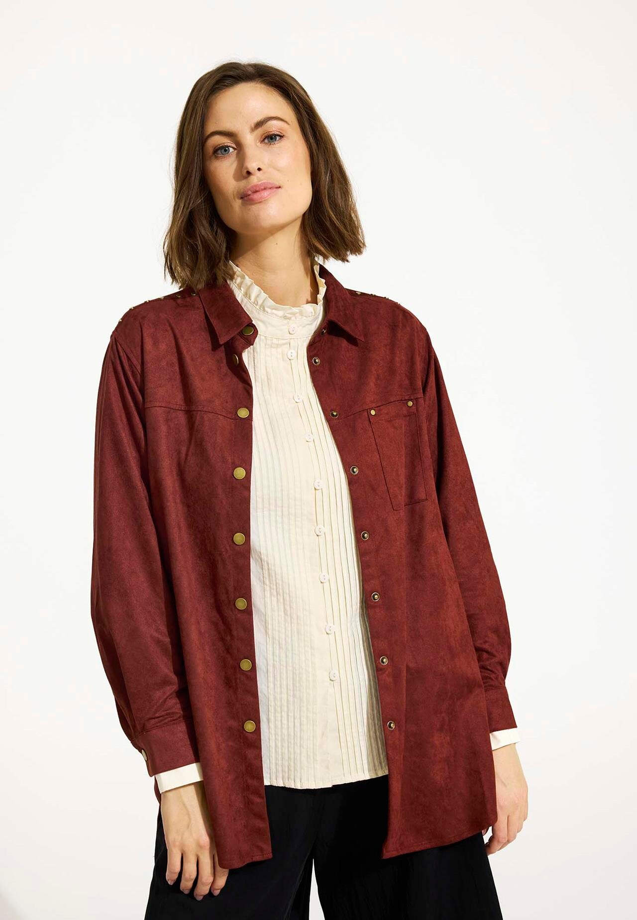 IN FRONT JESSICA SHIRT 16521 224 (Rubi Red 224)