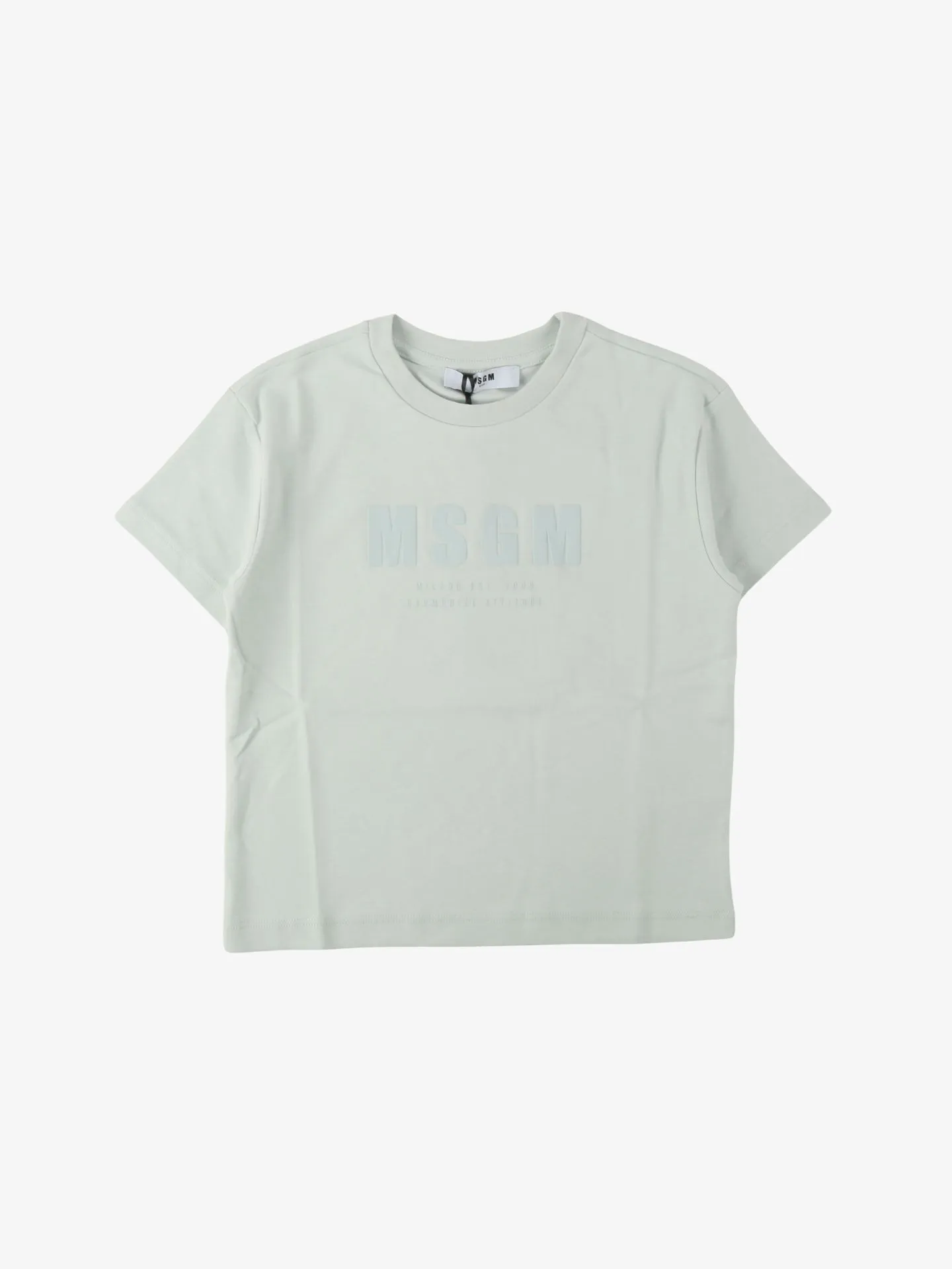 Msgm Jongens t-shirt light interlock t-shirt