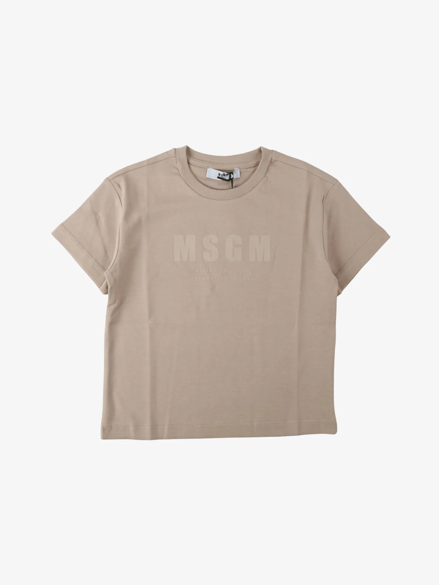 Msgm Jongens t-shirt light interlock
