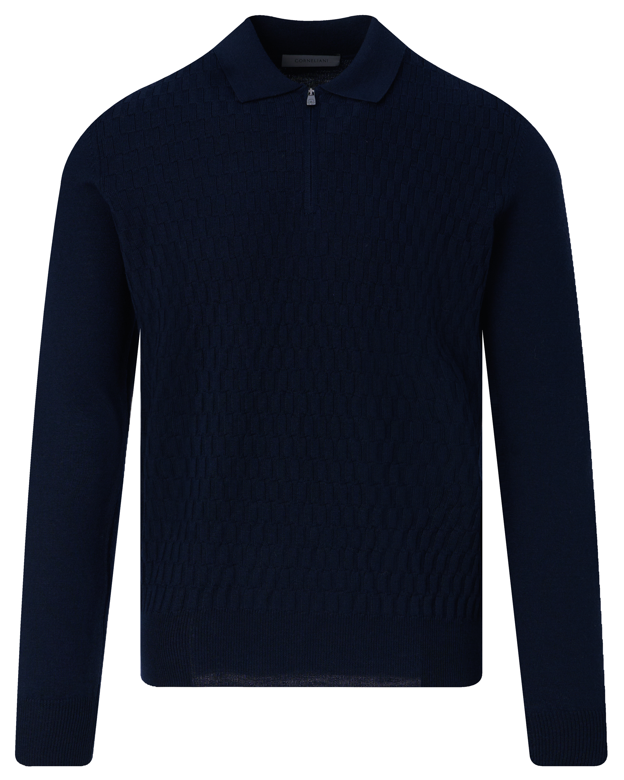 Corneliani Polo met lange mouwen
