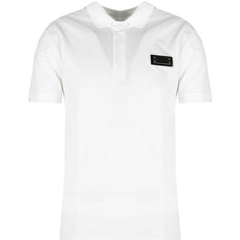 Polo Shirt Korte Mouw Les Hommes LKT500 731U | Slim Fit Pique Polo with Metal Logo