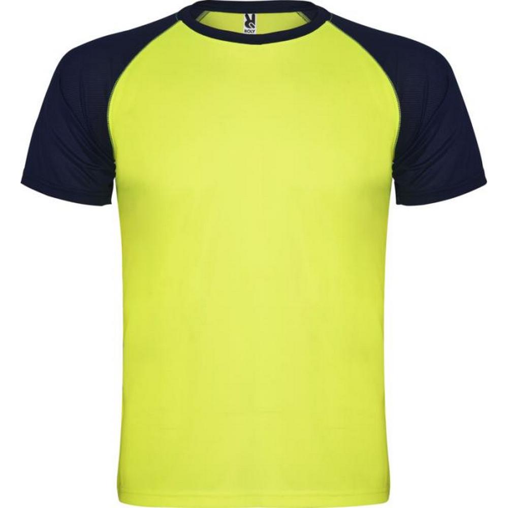 Roly Unisex volwassen indianapolis sport t-shirt met korte mouwen