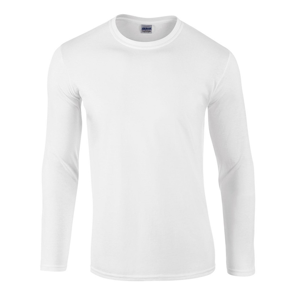 Gildan Unisex softstyle t-shirt met lange mouwen voor volwassenen