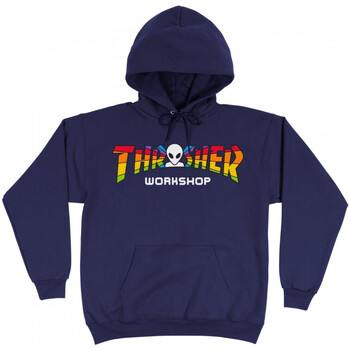 Sweater Thrasher Sweat x aws spectrum hood