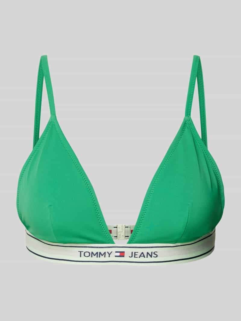 Tommy Hilfiger Swimwear Triangel-bikinitop TRIANGLE RP met een logo-opschrift