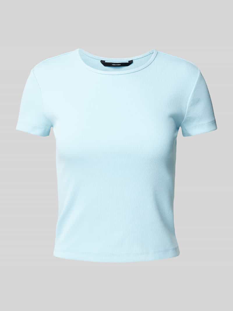 Vero Moda Shirt met ronde hals VMCHLOE SS SHORT TOP JRS NOOS