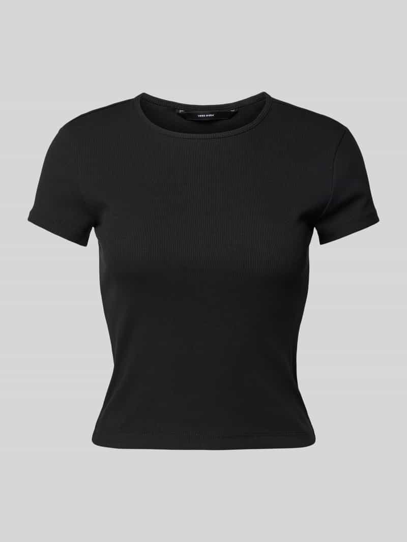 Vero Moda Shirt met ronde hals VMCHLOE SS SHORT TOP JRS NOOS