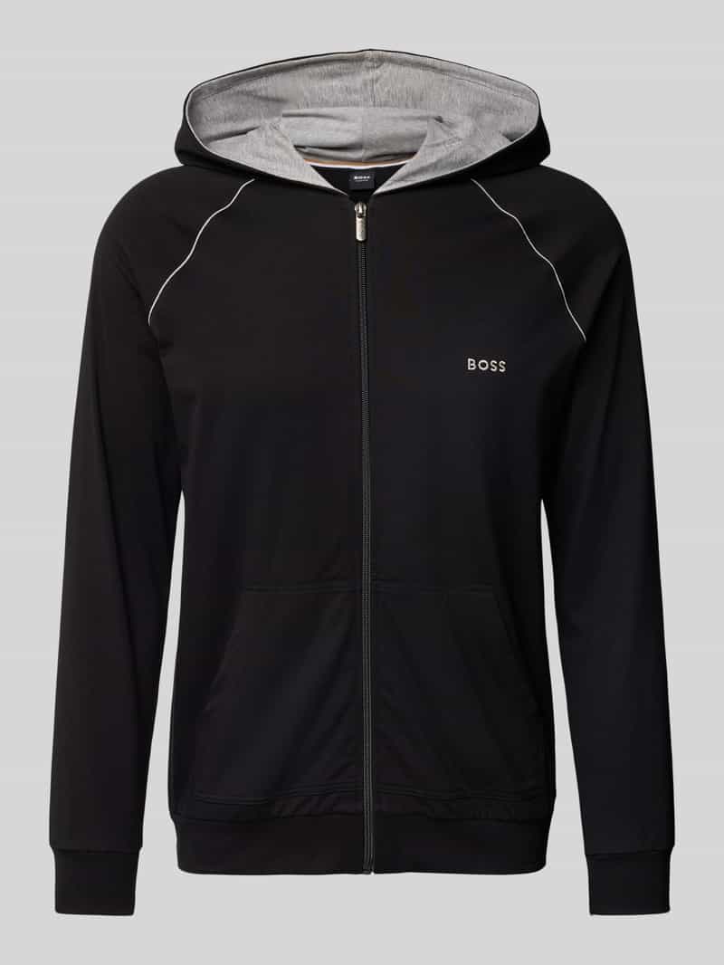 Boss Sweatjack met capuchon, model 'Mix&Match'