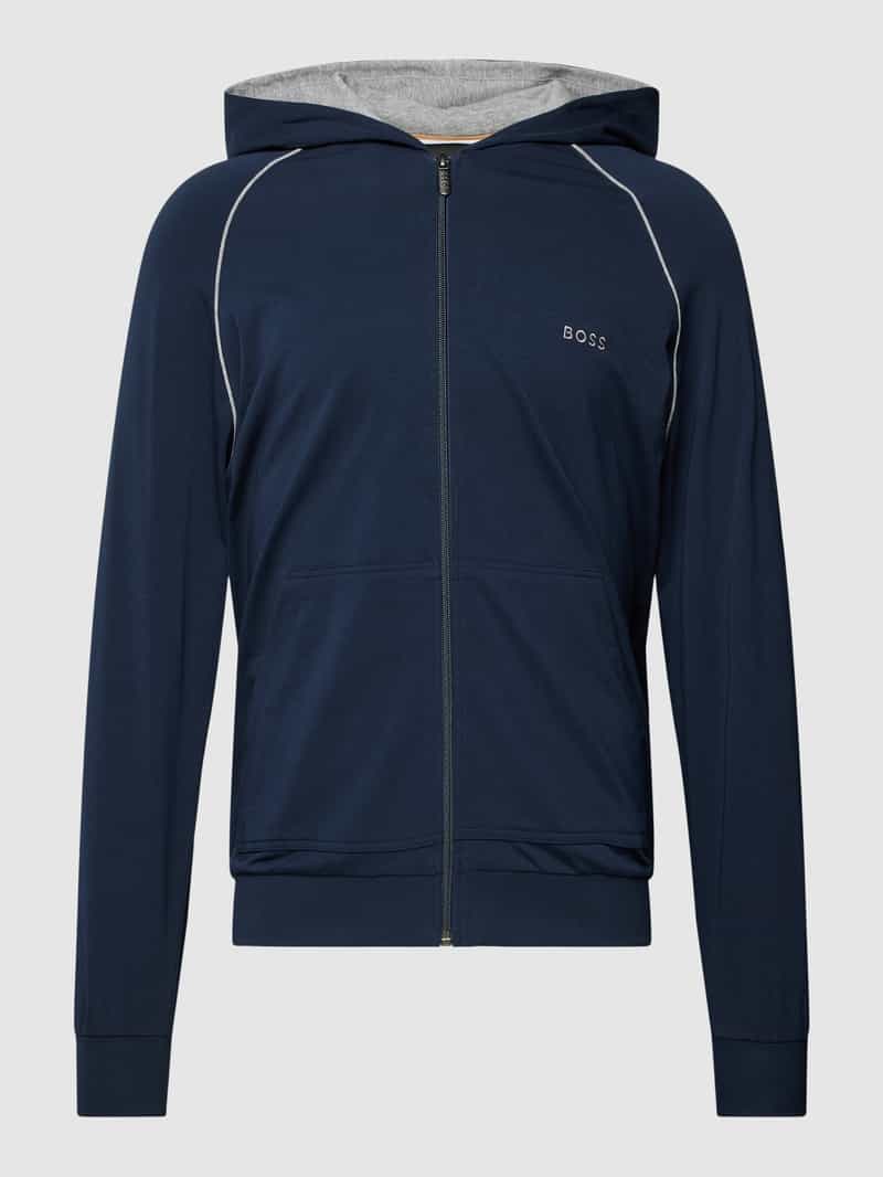 Boss Sweatjack met capuchon, model 'Mix&Match'