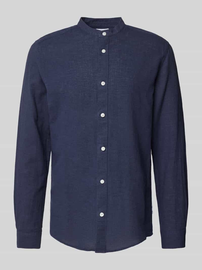 ONLY & SONS Overhemd met lange mouwen ONSCAIDEN LS SOLID LINEN MAO SHIRT NOOS