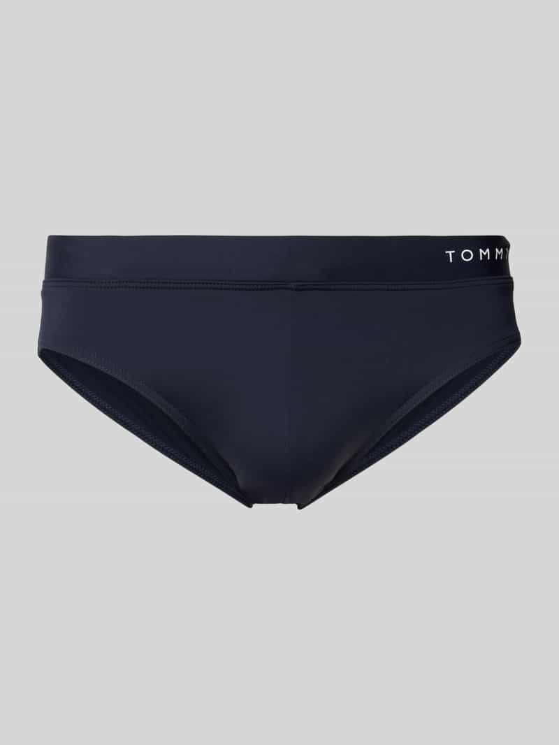 Tommy Hilfiger Swimwear Zwembroek Brief met een logo-opschrift