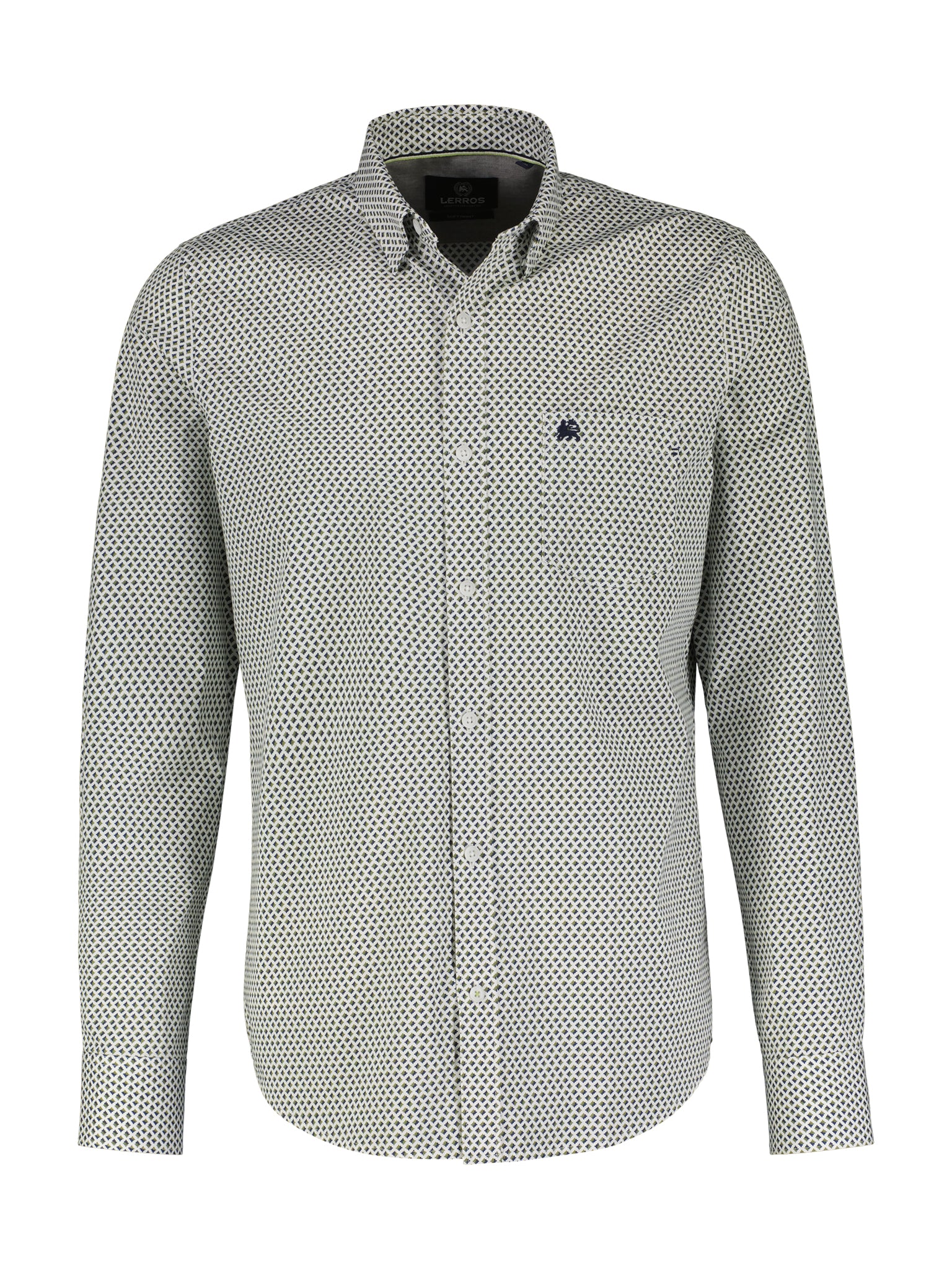 Lerros Heren overhemd 24d1488 612 sage green