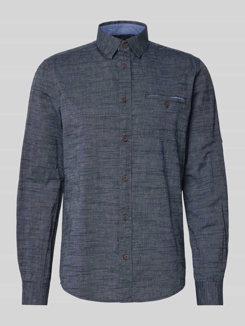 Tom Tailor Regular fit vrijetijdsoverhemd van puur katoen