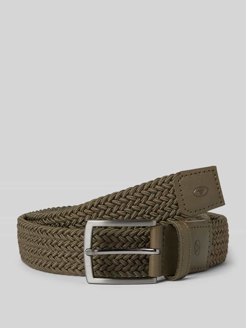 Tom Tailor Gevlochten riem TTJamie met logo blindstempel
