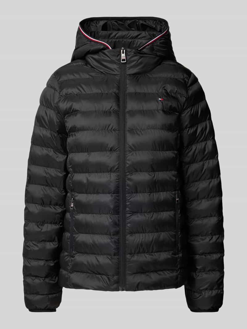 Tommy Hilfiger Gewatteerd jack met labelstitching