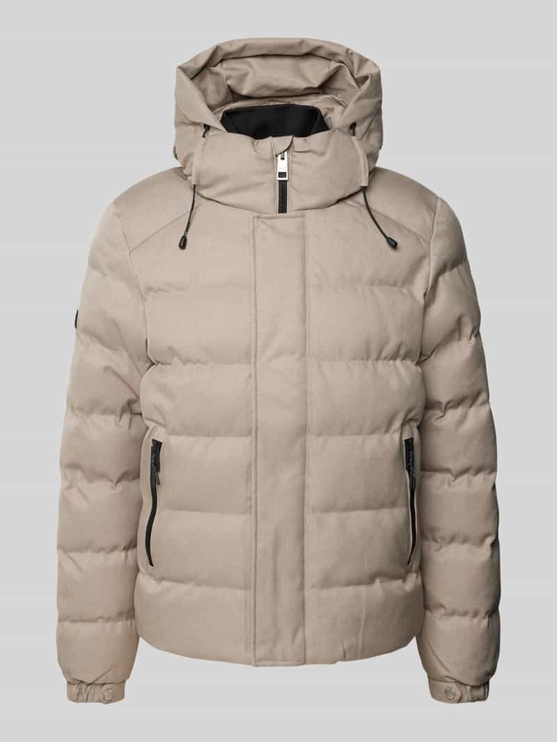 Superdry Gewatteerd jack met labeldetails