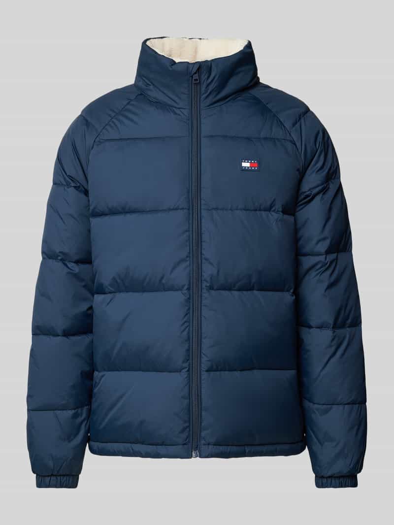 TOMMY JEANS Gewatteerde jas TJM POLY PUFFER EXT Winterjas met staande kraag, gevoerd teddy, binnenzakken