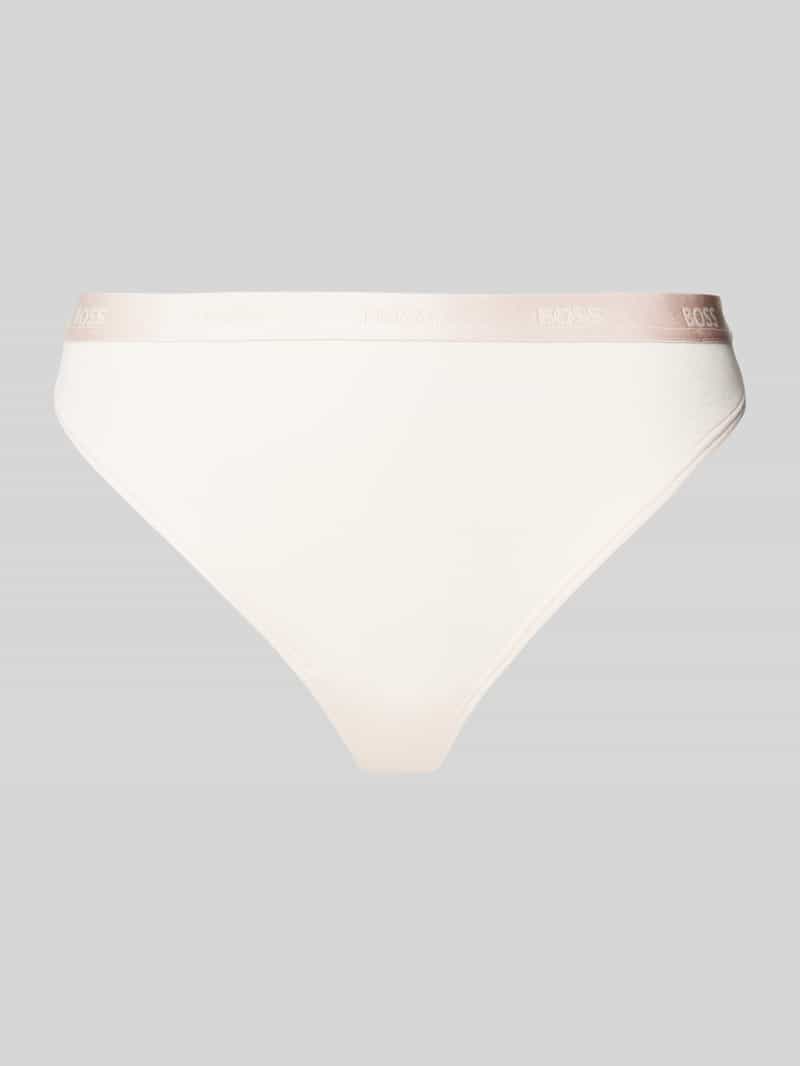 BOSS String THONG CI met boss logotekst op de tailleband