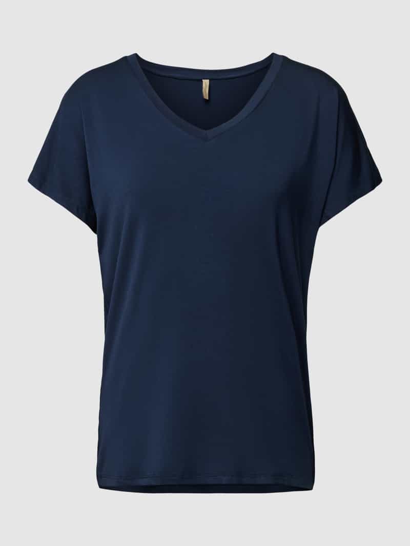 Soyaconcept T-shirt met labeldetail, model 'Marcia'