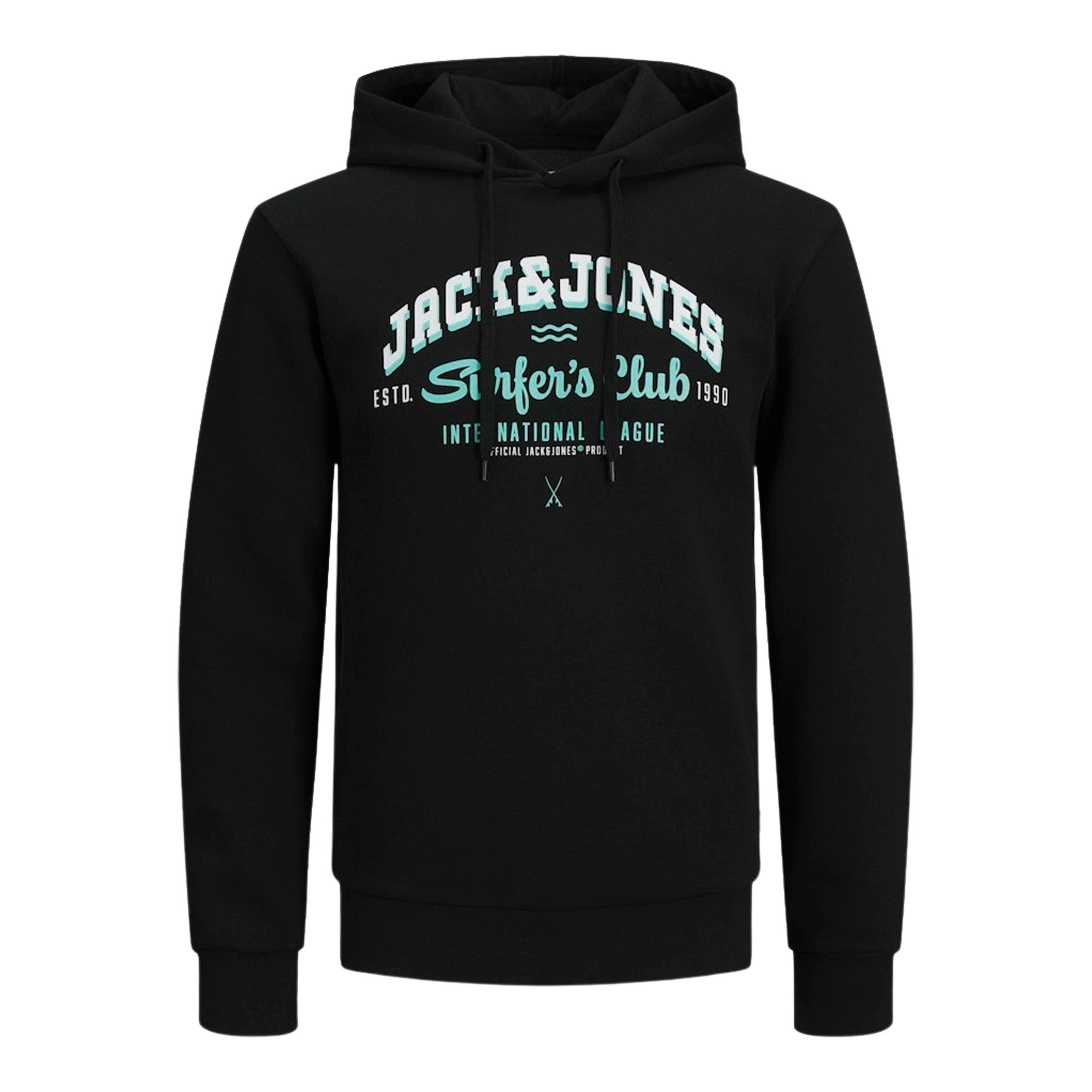 Jack & Jones Logo Sweat Hoodie Heren (plussize)