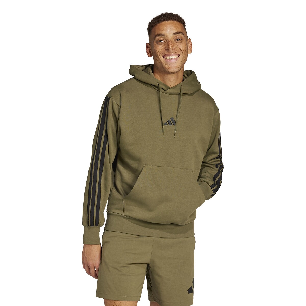 ADIDAS SPORTSWEAR Hoodie in fleece met 3 strepen Essentiel