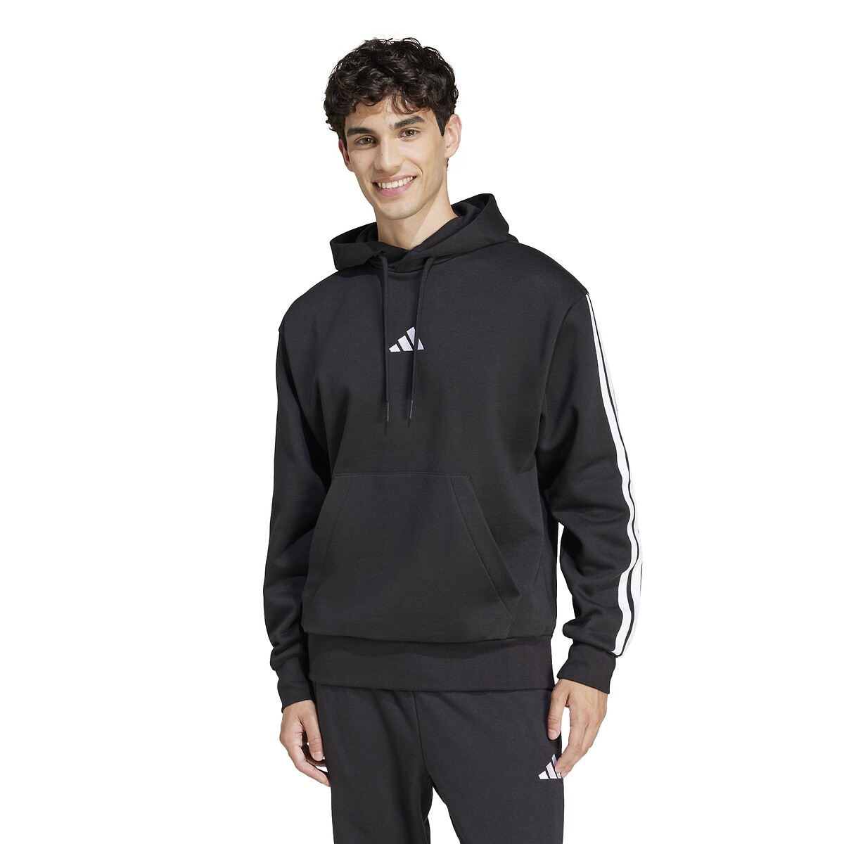 ADIDAS SPORTSWEAR Hoodie in fleece met 3 strepen Essentiel