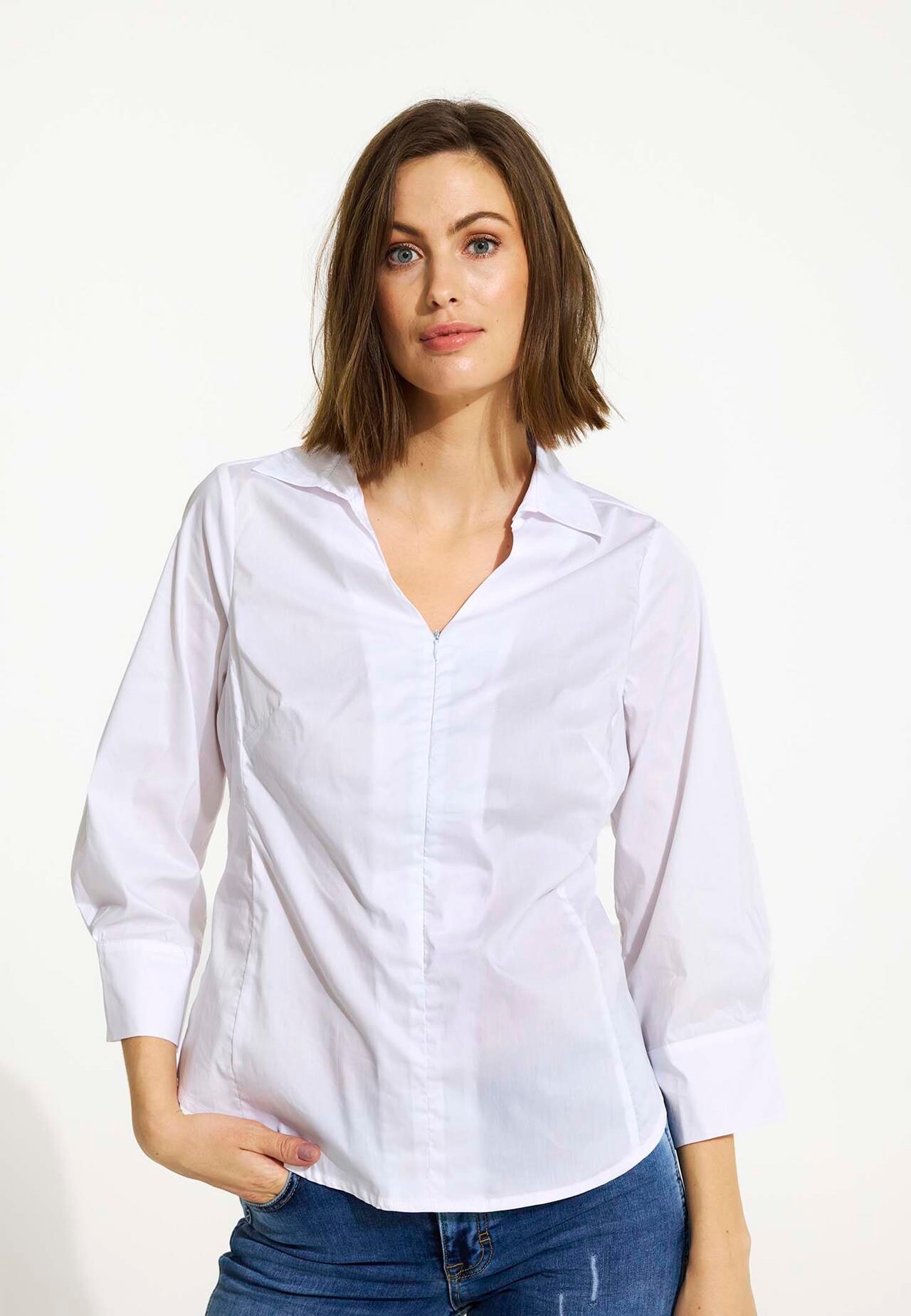 IN FRONT SANDRA SHIRT 16528 010 (White 010)