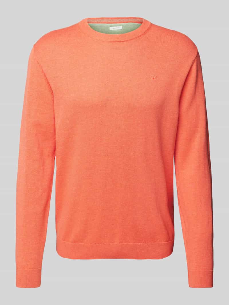 Tom Tailor Regular fit gebreide pullover van zuiver katoen