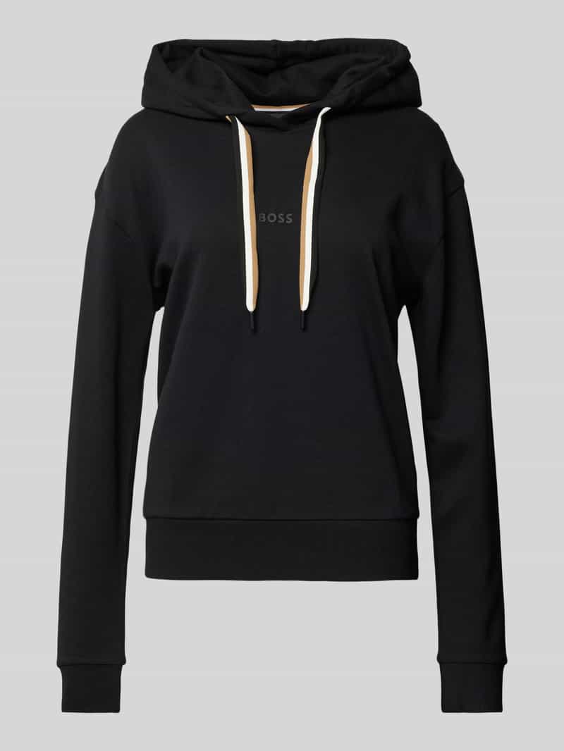 BOSS Hoodie CP Stripe_Hoodie met contrastkleurige koord