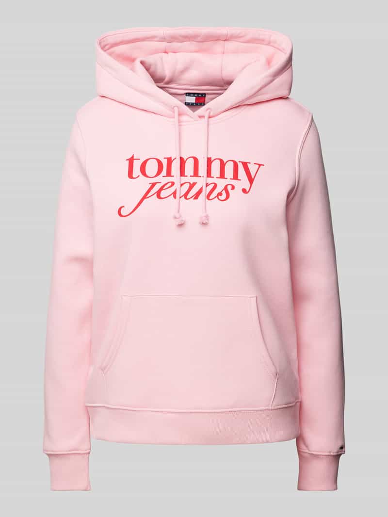 Tommy Jeans Regular fit hoodie met labelprint