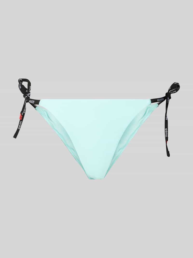 HUGO underwear Bikinibroekje PURE_SIDE TIE 10241961 01 met metalen logo-elementen