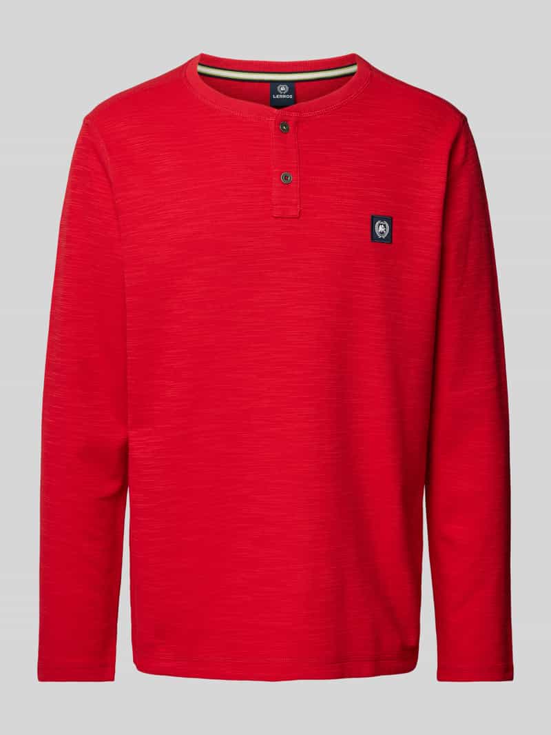 Lerros Shirt met lange mouwen en knoopsluiting, model 'SERAFINO'