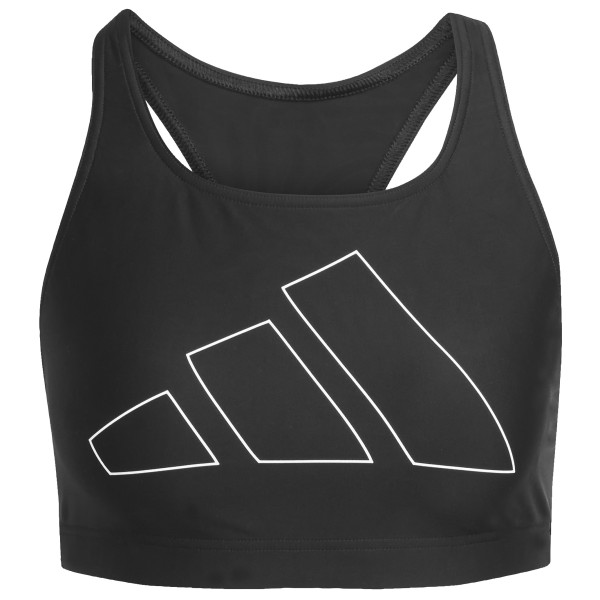 adidas - Women's Big Bars Bikini Top - Bikinitop, zwart