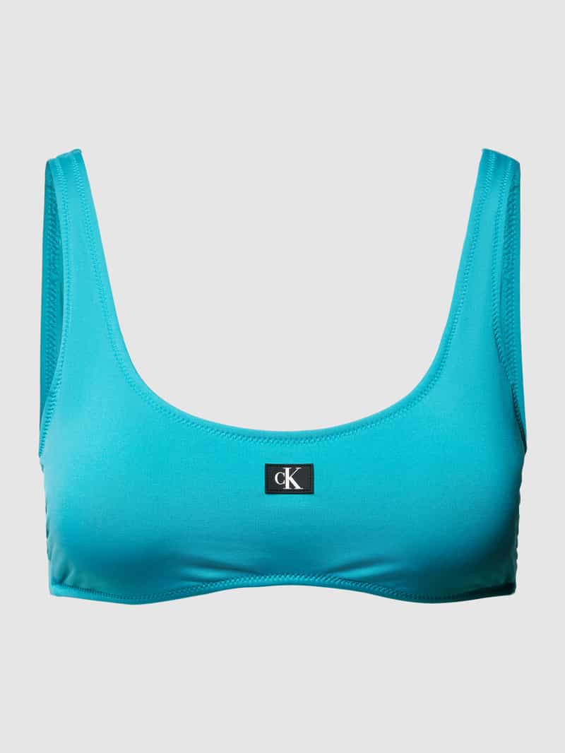 Calvin Klein Underwear Bikinitop met labelbadge, model 'MONOGRAM'