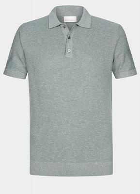 Profuomo Polo korte mouw knitted ppwd10005d/z2