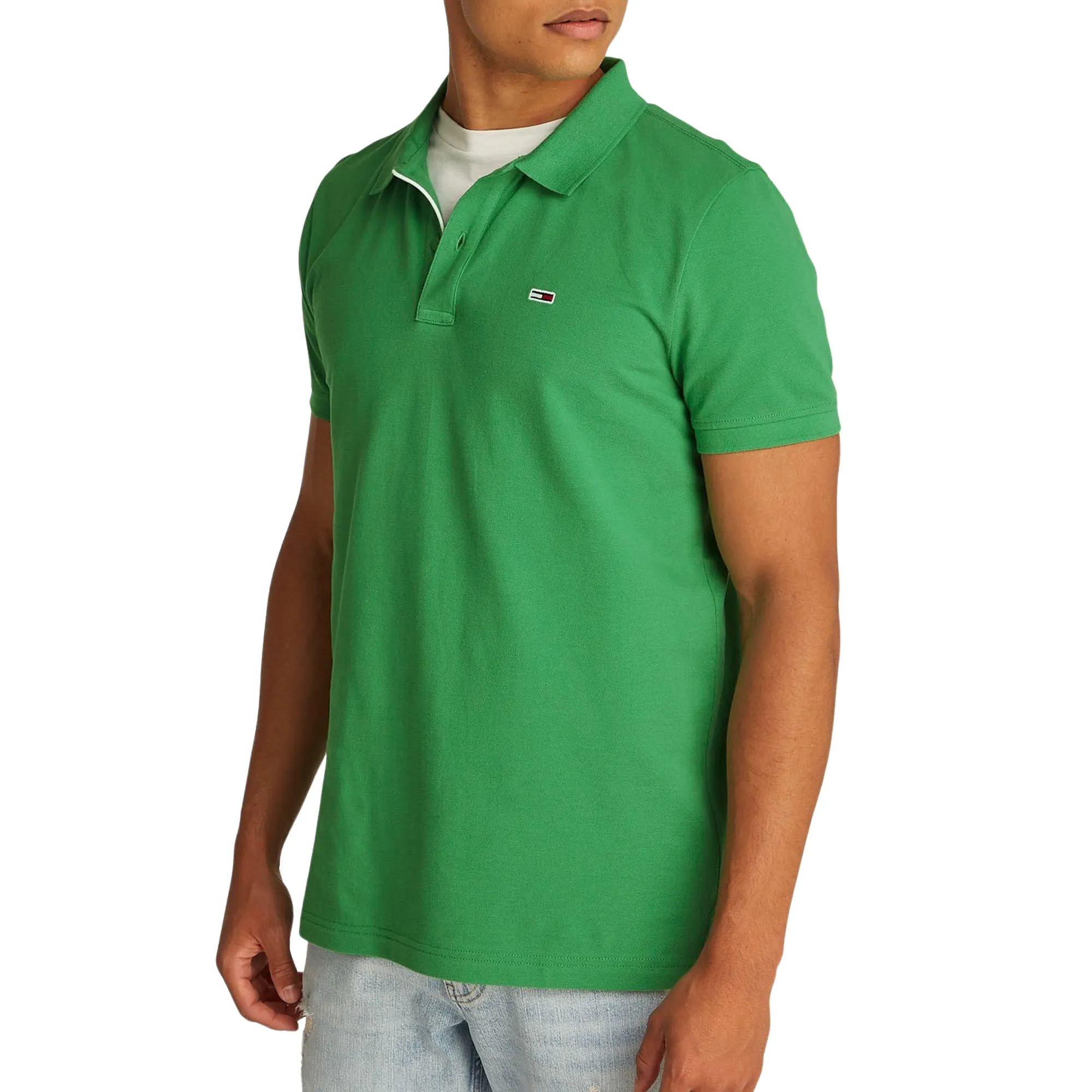 TOMMY JEANS Poloshirt TJM SLIM PLACKET POLO EXT