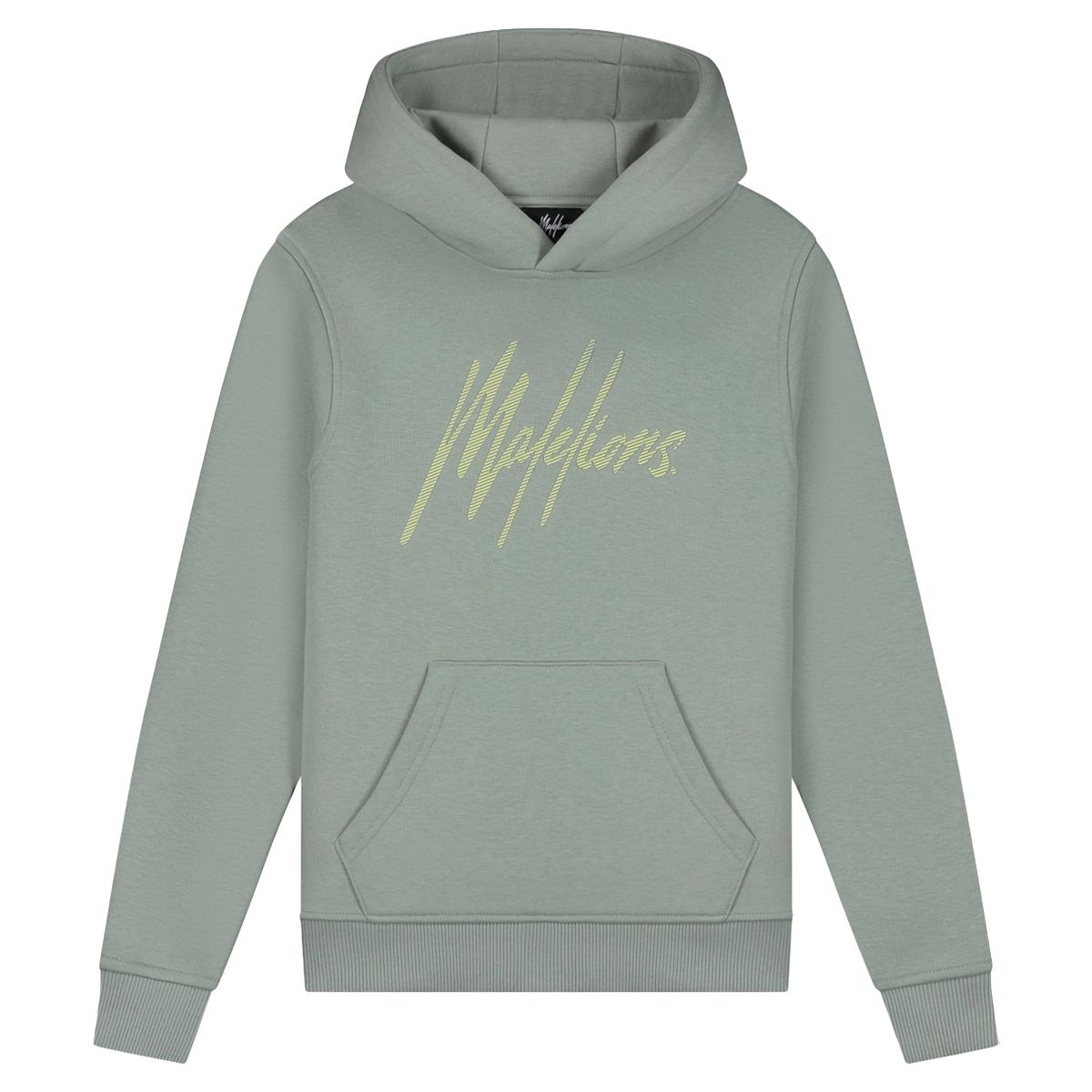Malelions Striped signature hoodie